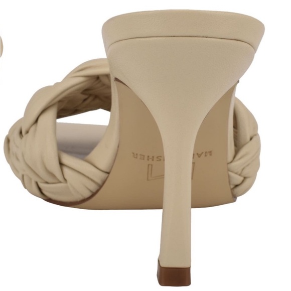 Marc Fisher LTD Draya Braided Sandal, Light Natural Leather - Picture 3 of 16